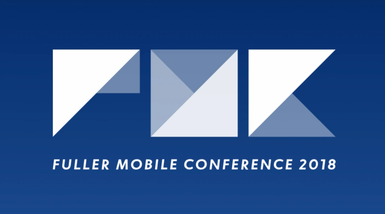 FULLER MOBILE CONFERENCE 2018 のロゴ。